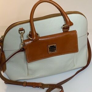 DOONEY AND BOURKE PEBBLED LEATHER AUBREY